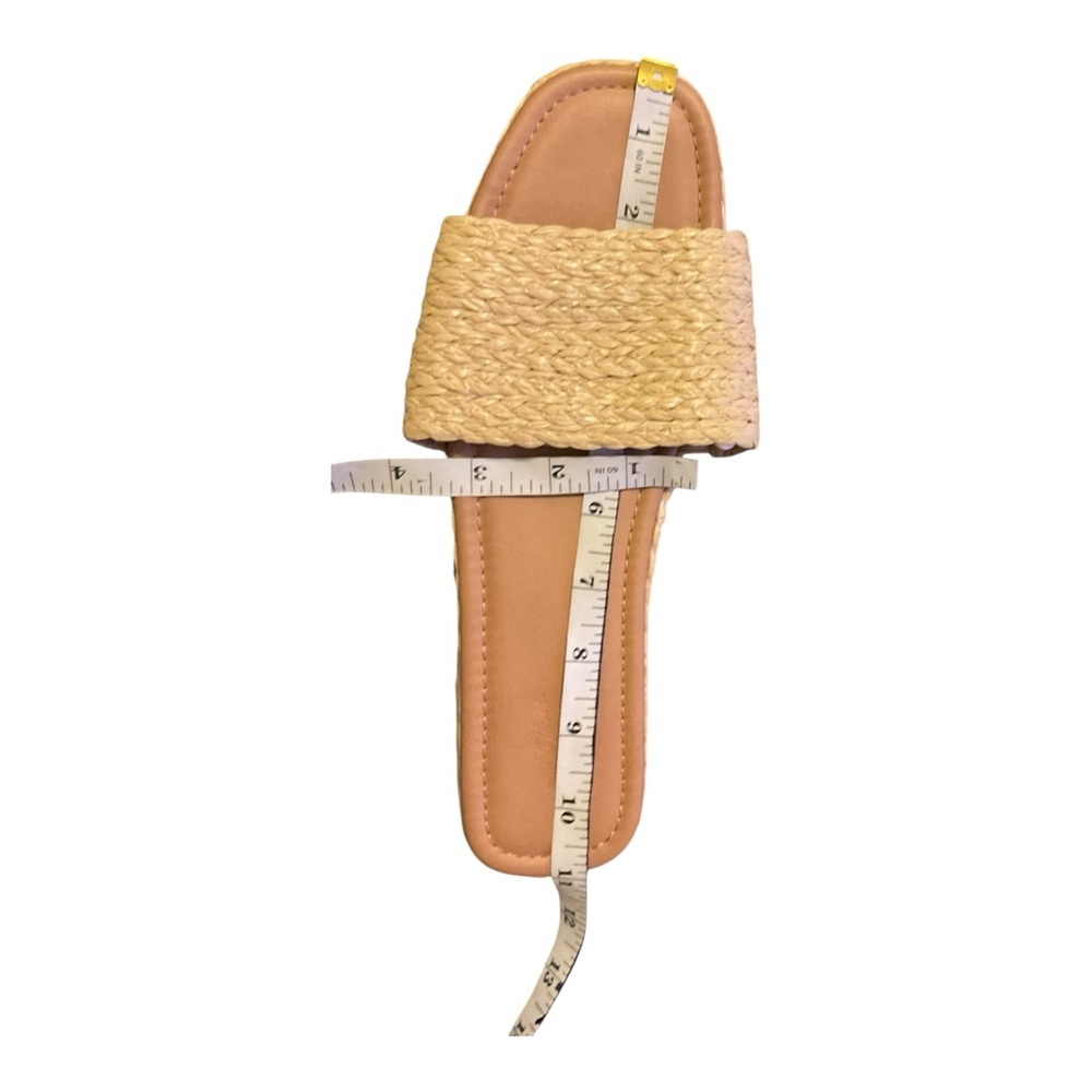 Universal Thread Women's Mardi Raffia Platform Sandals Size 11. - Picture 10 of 11